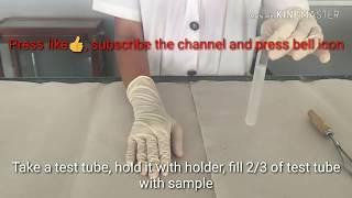 Heat coagulation test - detection of albumin in urine