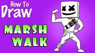 How to Draw the Marsh Walk Emote  Fortnite