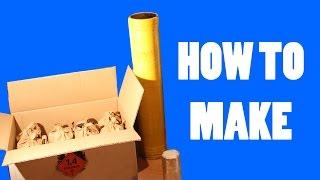 HOW TO make 3 inch FIREWORK shell