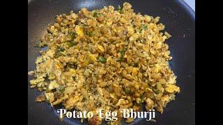 Potato Egg PorutuAloo Egg Bhurjisimple and quick  egg recipe