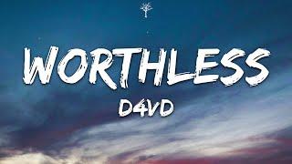 d4vd - WORTHLESS Lyrics