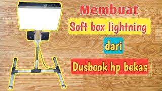 Diy soft box.. Membuat sendiri lampu studio