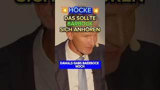 HÖCKE mit gutem RAT an BÄRBOCK #afd #diegrünen #spd #ukraine #russland #bärbock #ampel #thüringen