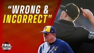 Ump Show Wrong & Incorrect at the Same Time? Pat Murphy Tossed