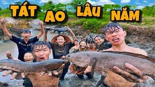 Anh Ba Phai  Một Ngày Tát Ao Bắt Cá Cực Vui Đầy Cá To 