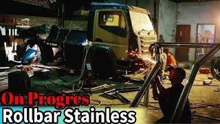 Rollbar installation process on the truck canter explore