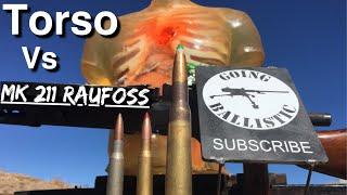 Torso vs Mk 211 Raufoss Round