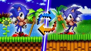 Sonic 1 And Sonic 2 Switch Places