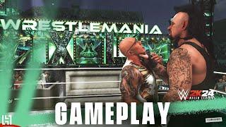 WWE 2K24 - WrestleMania XL - The Undertaker vs The Rock - Casket Match   PS5 Gameplay