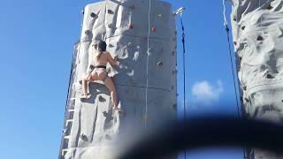 Sexy Rock Climbing Girl