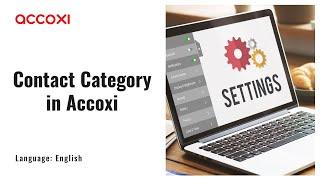 Contact Category in Accoxi English  Inventory Management Software  Accoxi