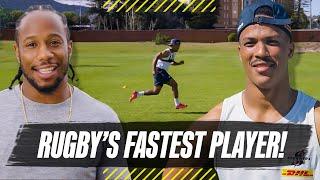 Is Carlin Isles or Angelo Davids Rugbys Fastest Player?