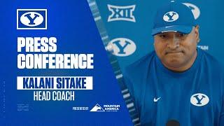 Kalani Sitake  BYU Football  Media Availability  SMU  September 2 2024