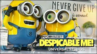 UNIVERSAL STUDIOS DESPICABLE ME MINIONS POPCORN BUCKET - ILLUMINATION ENTERTAINMENT