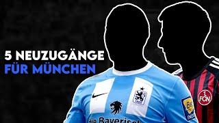 TSV 1860 München 5 Transfers für den XXL-Umbruch für den Erfolg in der 3. Liga