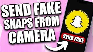 How to Send Snaps From Camera Roll as a Normal Snap 2024 - NEW METHOD