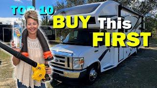 TOP 10 Things to Buy on Day 1  RV Newbie