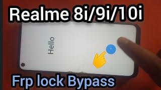 Realme 8i9i10i Frp lock Bypass in 2023