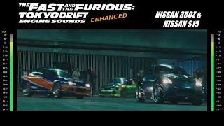 The Fast & The Furious Toyko Drift Engine Sounds - 350z & S15