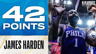 James Harden’s CLUTCH 42-Point Performance In 76ers Game 4 W #PLAYOFFMODE