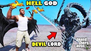 Franklin Become HELL GOD To Fight DEVIL LORD In GTA 5  SHINCHAN and CHOP