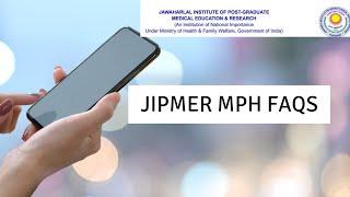 JIPMER Masters in public health course India#MPH#JIPMERMPH#