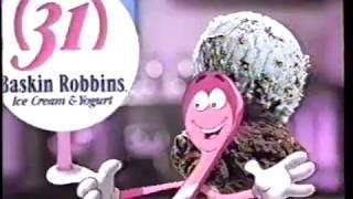 1993 Baskin Robbins 31 Flavors Ice Cream Double Dip TV Commercial