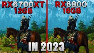 RX 6700 XT 12GB vs RX 6800 16GB - Tested in 15 games