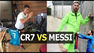 ASÍ ENTRENAN CR7 Y MESSI PARA SER LOS MEJORES CONOCE SUS RUTINAS Y EJERCICIOS FÍSICOS CR7 TRAINING