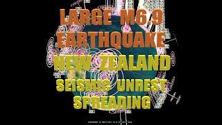 3062023 -- Large M6.9 M7.0 Earthquake by New Zealand -- Opposite side of Earth antipode Turkey