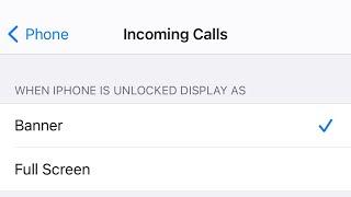 how to fix disable full screen caller id iphone & ipad 2021