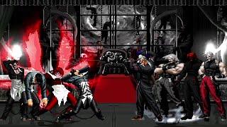 KOF Mugen Zombie Iori Yagami Team vs Rugal Team