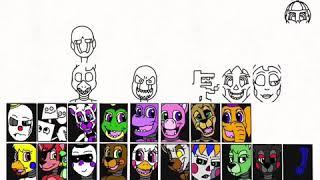 FNaFUCN Roster Drawings Description if you want. OLD AND KINDA BAD