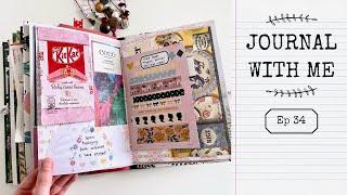 Junk Journal With Me  Ep 34  Journaling Process