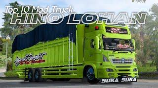 TOP 10 MOD TRUCK HINO LOHAN  MOD BUSSID