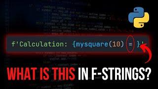 A Python F-String Feature Most People Dont Know