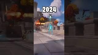 FORTNITE 2024 vs 2017 #shorts