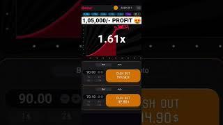 105000- Profit in One Day   Aviator game