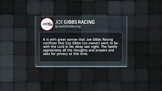 Joe Gibbs Racing announces the death of Coy Gibbs