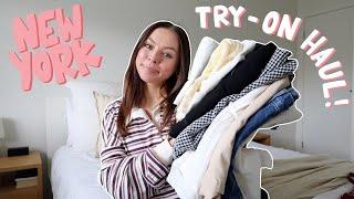 shopping for my New York trip try-on clothing haul *ft. Princess Polly*