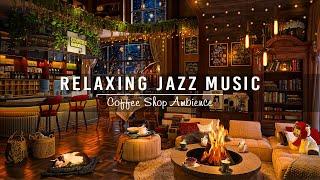 Cozy Jazz Ballad Music &  Warm Cafe Shop Space for Studying Working Sleeping