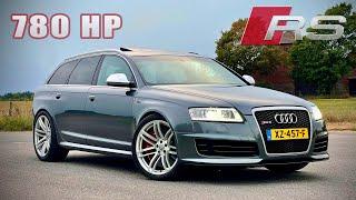 780HP AUDI RS6 C6 V10 BiTurbo *356kmh* REVIEW on AUTOBAHN NO SPEED LIMIT