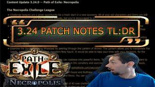 3.24 Changes ALOT Path of exile  Necropolis