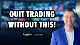 Quit Trading Without This Track Entries & Stops On The Chart  Grayson Roze  StockCharts In Focus