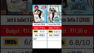 Jatt & Juliet 3 vs Carry On Jatta 2 comparison Filmy Aulakh