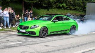 BEST OF Wörthersee 2023  Burnouts Flames & Bangs Turbo Sounds Launches Police