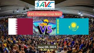 QATAR VS KAZAKHSTAN  AVC CHALLENGE CUP MEN  LIVE SCOREBOARD