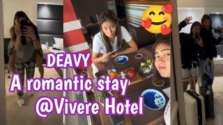Deanna Wong and Ivy Lacsina spent their 1st anniversary @vivere hotel  #deavy