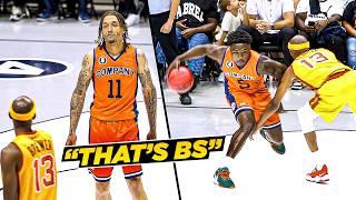 Michael Beasley & Nasir Core CONTROVERSIAL Game vs Corey Brewer & Gerald Green  BIG 3 Week 2