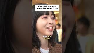 Japanese Girls on Body Shaming in Japan #shorts